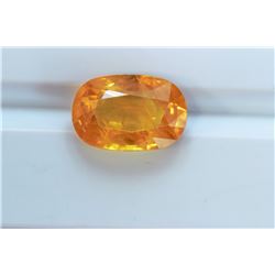 6.69ct Oval Cut Treated Natural Ceylon Yellow Sapphire