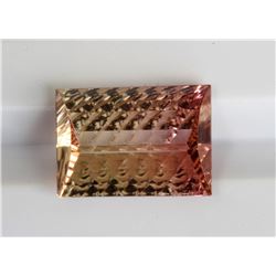 4.01ct Emerald Shape Pink Peach Tourmaline
