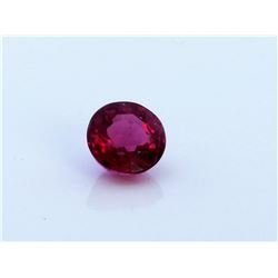 0.67ct Round Shape Rubellite