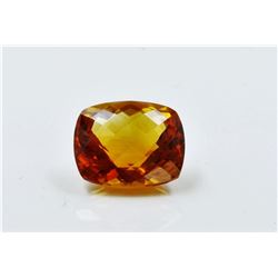 7.13ct Cushion Shape mandarin Citrine