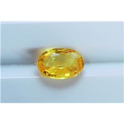 1.98ct Oval Cut Treated Natural Ceylon Yellow Sapphire