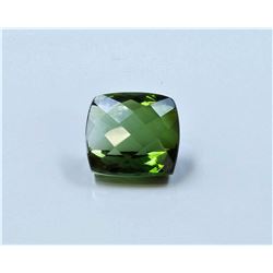 3.97CT Cushion Shape Green Tourmaline