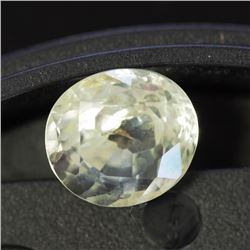 2.58ct Oval Cut Natural Ceylon No Heat Yellow Sapphire