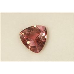 2.19ct Trillion Cut peach brown Tourmaline