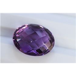 6.90ct oval Shape Amethyst