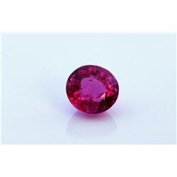 0.85ct Round Shape Rubellite