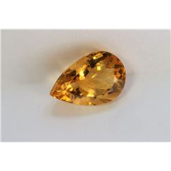 5.30ct Pear Shape Citrine