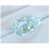 Image 1 : 7.04ct Pear Cut Aquamarine