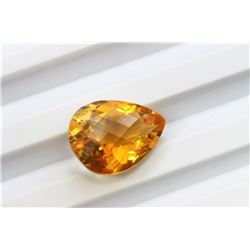 8.34ct Pear Shape Citrine