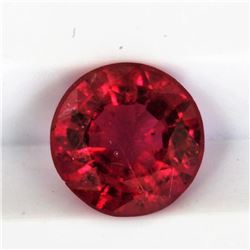 0.63ct Round Shape Rubellite