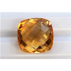 12.78ct cushion Shape Citrine