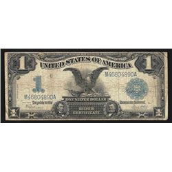 1899 $1 Black Eagle Silver Certificate Note