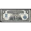 Image 1 : 1899 $2 Mini Porthole Silver Certificate Note