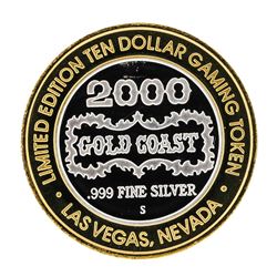 .999 Fine Silver Gold Coast Las Vegas $10 Casino Limted Edition Gaming Token