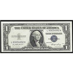 1935E $1 Silver Certificate Note