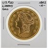 Image 1 : 1892-S $20 Liberty Head Double Eagle Gold Coin