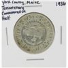 Image 1 : 1936 York County, Maine Tercentenary Commemorative Half Dollar Coin