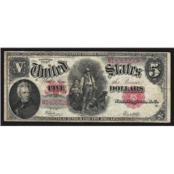 1907 $5 Woodchopper Legal Tender Note