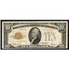 Image 1 : 1928 $10 Gold Certificate Note