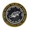 Image 2 : .999 Fine Silver Sam Boyd's California $10 Casino Limted Edition Gaming Token