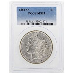 1884-O $1 Morgan Silver Dollar Coin PCGS MS63