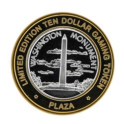 .999 Silver Plaza Las Vegas, NV $10 Casino Limited Edition Gaming Token