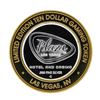 Image 2 : .999 Silver Plaza Las Vegas, NV $10 Casino Limited Edition Gaming Token