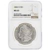 Image 1 : 1884-O $1 Morgan Silver Dollar Coin w/ Nice Toning NGC MS63