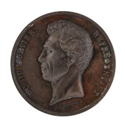 1838 Author Du Mortier Belgium Barthelemy-Charles Medal