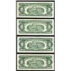 Image 2 : Lot of (4) 1963 $2 Legal Tender Notes