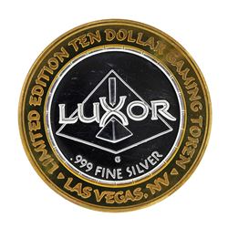 .999 Fine Silver The Luxor Las Vegas, Nevada $10 Casino Limted Edition Gaming To