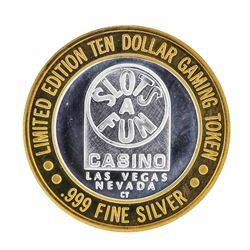 .999 Silver Slots - A - Fun Las Vegas, Nevada $10 Casino Gaming Token Limited Ed