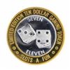 Image 2 : .999 Silver Slots - A - Fun Las Vegas, Nevada $10 Casino Gaming Token Limited Ed