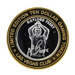 .999 Silver Las Vegas Club $10 Casino Gaming Token Limited Edition