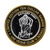 Image 1 : .999 Silver Las Vegas Club $10 Casino Gaming Token Limited Edition