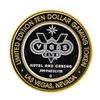 Image 2 : .999 Silver Las Vegas Club $10 Casino Gaming Token Limited Edition