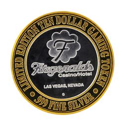 .999 Silver Fitzgeralds Casino & Hotel Las Vegas, NV $10 Limted Edition Gaming T