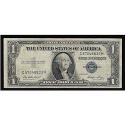 1935E $1 Silver Certificate Note Shift ERROR