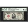 Image 1 : 1928F $5 Legal Tender Note PMG 64EPQ