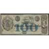 Image 1 : 1800's $100 Canal Banking Company Obsolete Bank Note