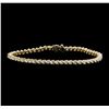 Image 1 : 14KT Yellow Gold 2.00ctw Diamond Tennis Bracelet