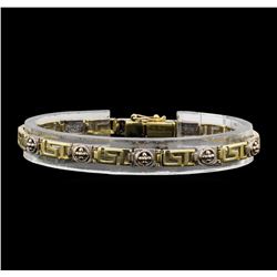 14KT Two Tone Gold Bracelet