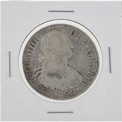 1798 MoFM Mexico 8 Reales Silver Coin