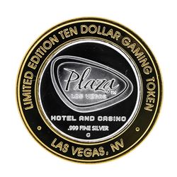 .999 Silver Plaza Las Vegas, NV $10 Casino Limited Edition Gaming Token
