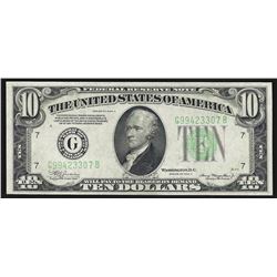 1934A $10 Federal Reserve Note