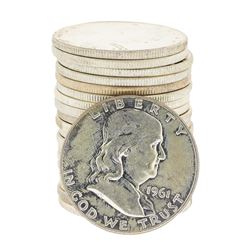 Roll of (20) 1961-D Brilliant Uncirculated Franklin Half Dollar Coins