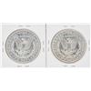 Image 2 : Set of (2) 1887 $1 Morgan Silver Dollar Coins
