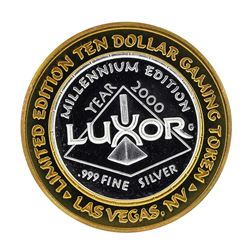 .999 Fine Silver The Luxor Las Vegas, Nevada $10 Casino Limted Edition Gaming To