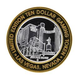 .999 Silver Las Vegas Club $10 Casino Gaming Token Limited Edition