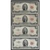Image 1 : Lot of (4) 1953/A/B/C $2 Legal Tender Notes